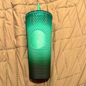 Starbucks teal studded tumbler